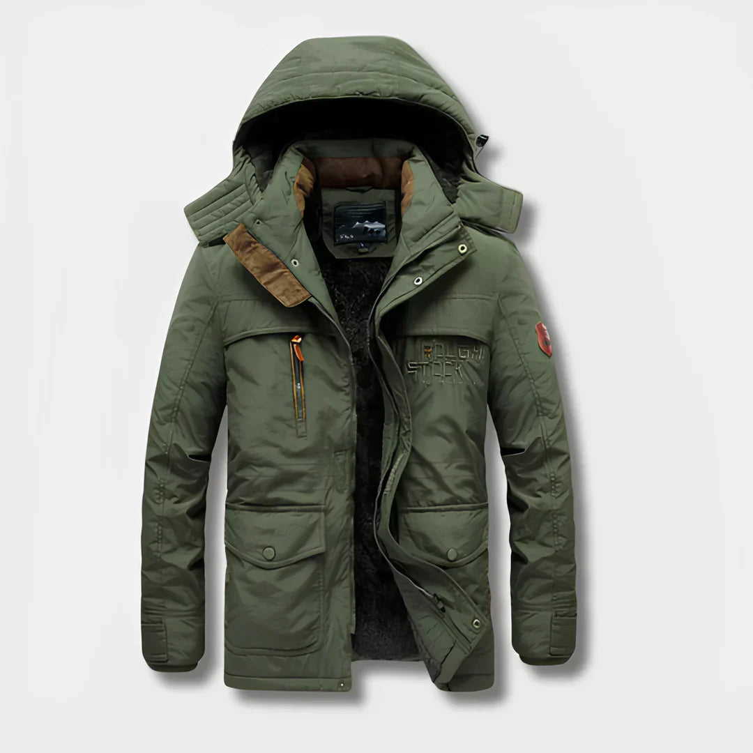 Multifunctional parka with lined hood Eric