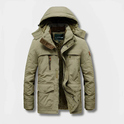 Multifunctional parka with lined hood Eric