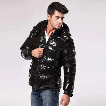 Ervin winter jacket for men with removable hood 