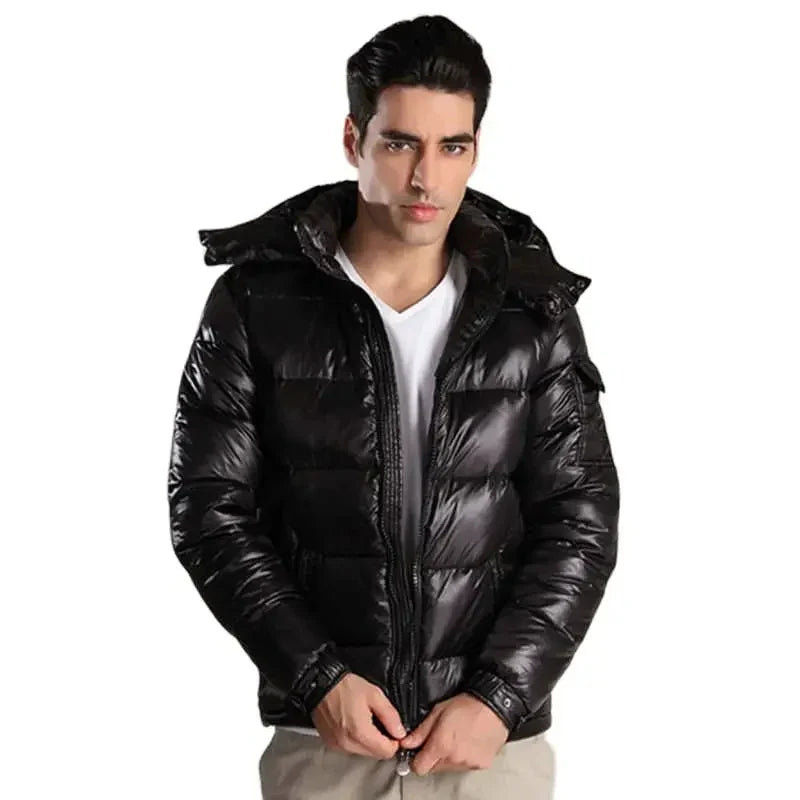 Ervin winter jacket for men with removable hood 