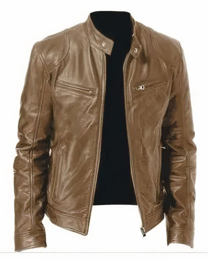 Motorcycle leather jacket for men Erwan