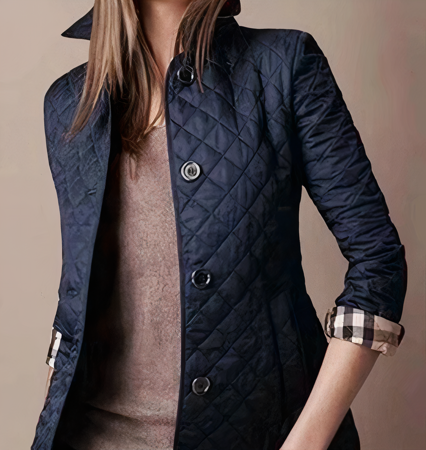 Women's silk and cotton jacket Evelyn 