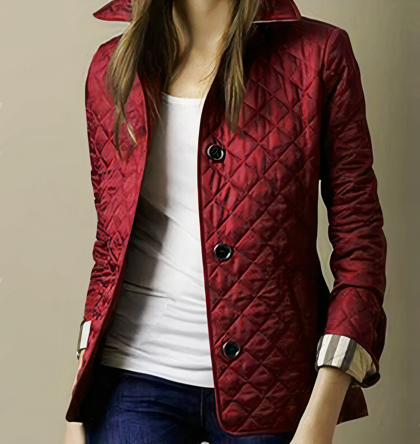 Women's silk and cotton jacket Evelyn 