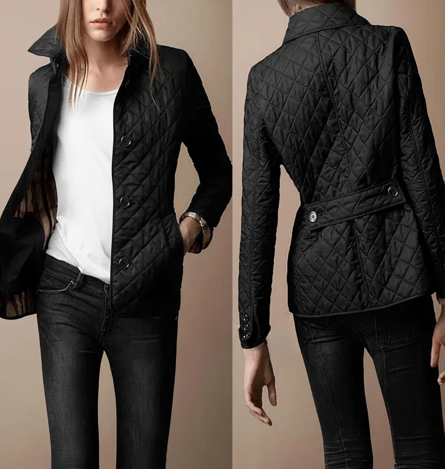 Women's silk and cotton jacket Evelyn 