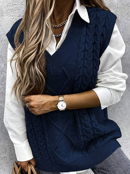 Cozy Knitted Vest Evy