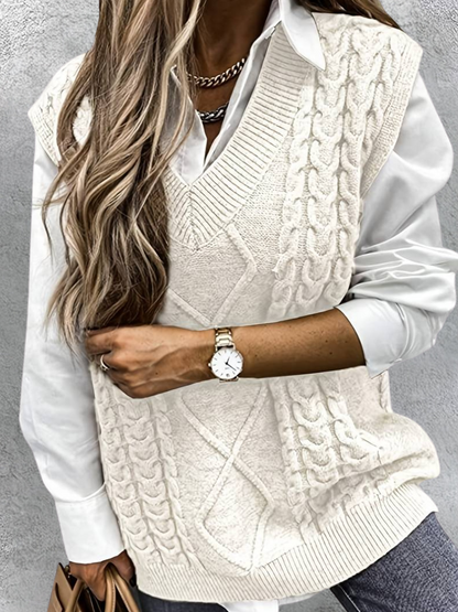 Cozy Knitted Vest Evy