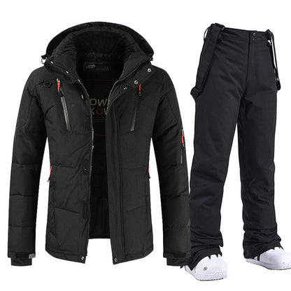 Men's Wind and Waterproof Ski Jacket Set Isaak