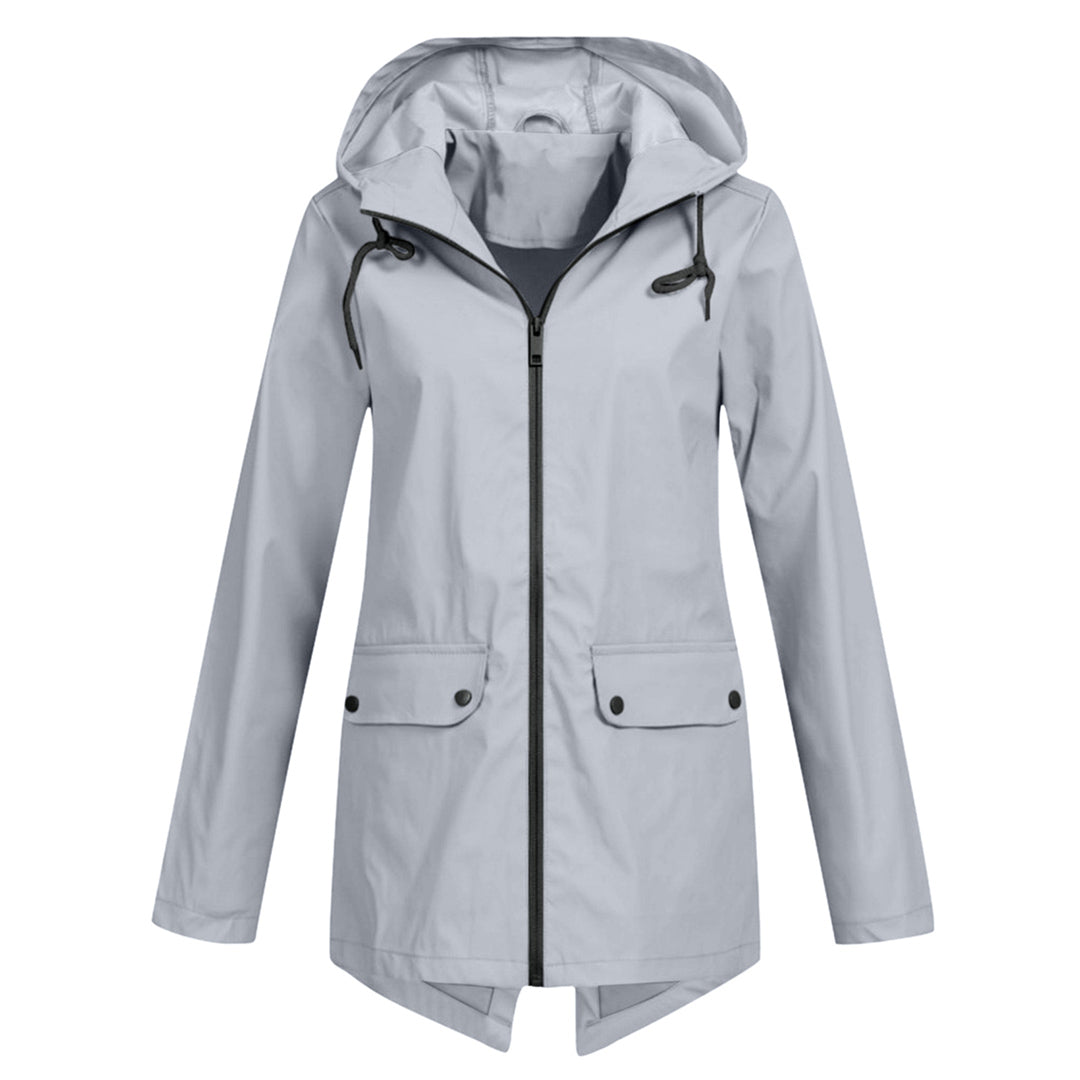 Long elegant rain jacket for women Isa