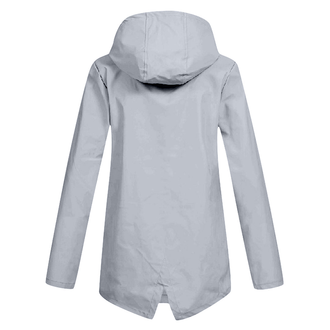 Long elegant rain jacket for women Isa