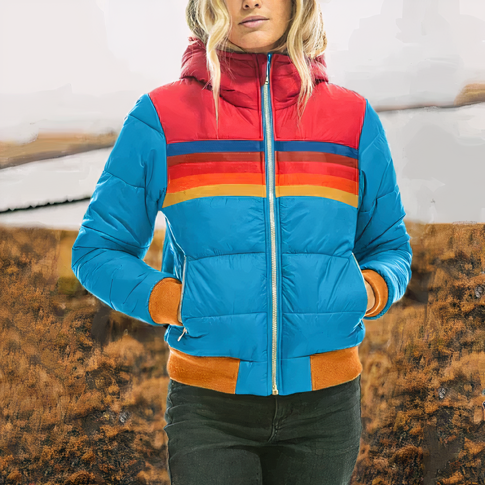 Colorful winter jacket for women Gianna