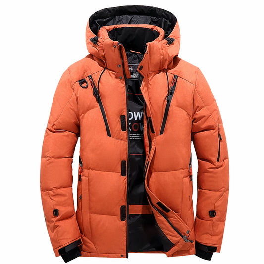 Premium winter jacket for men with removable hood Goose