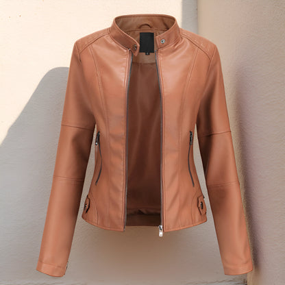 Fashionable leather jacket for women Grissel