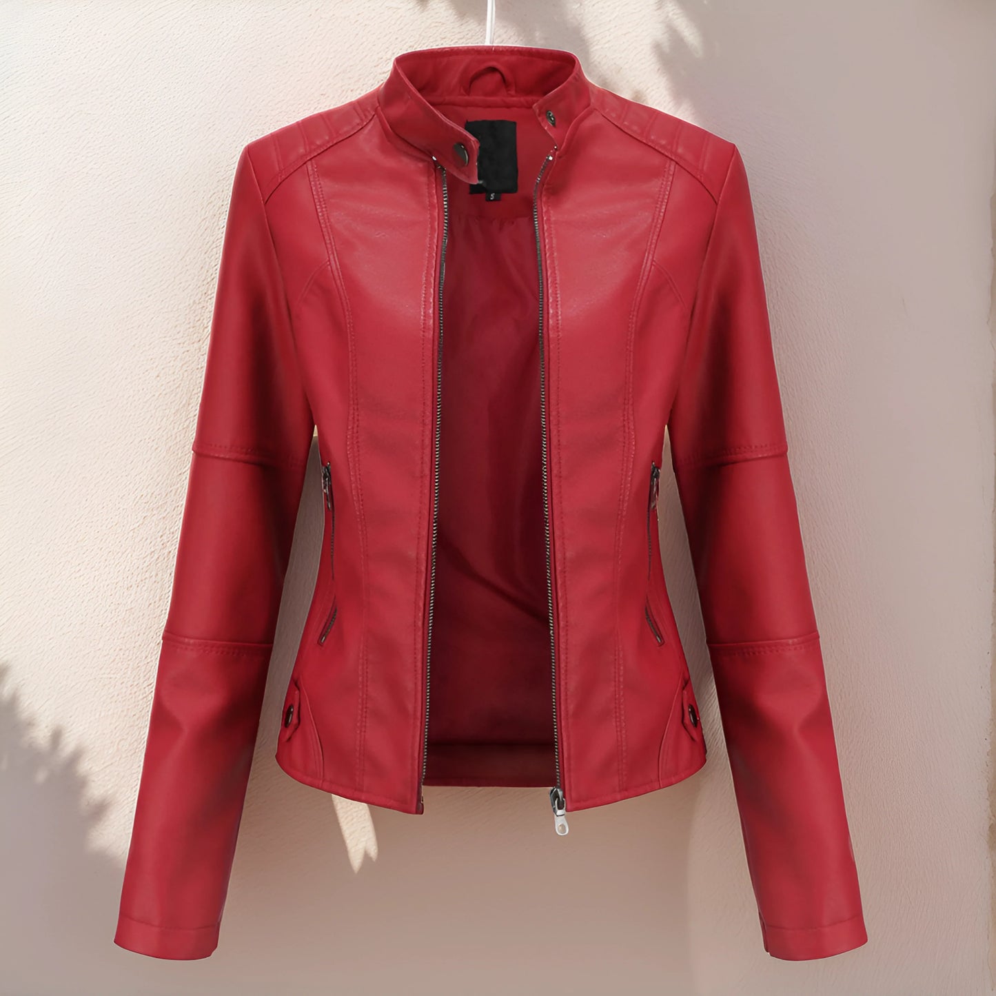 Fashionable leather jacket for women Grissel