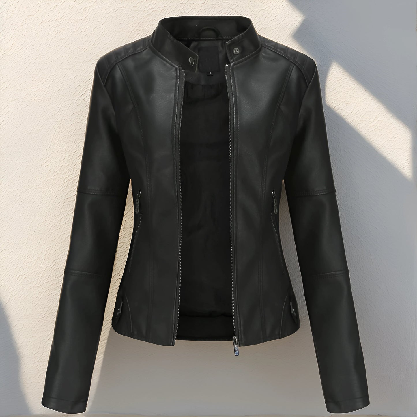 Fashionable leather jacket for women Grissel