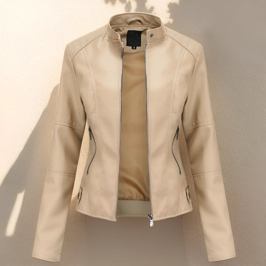 Fashionable leather jacket for women Grissel