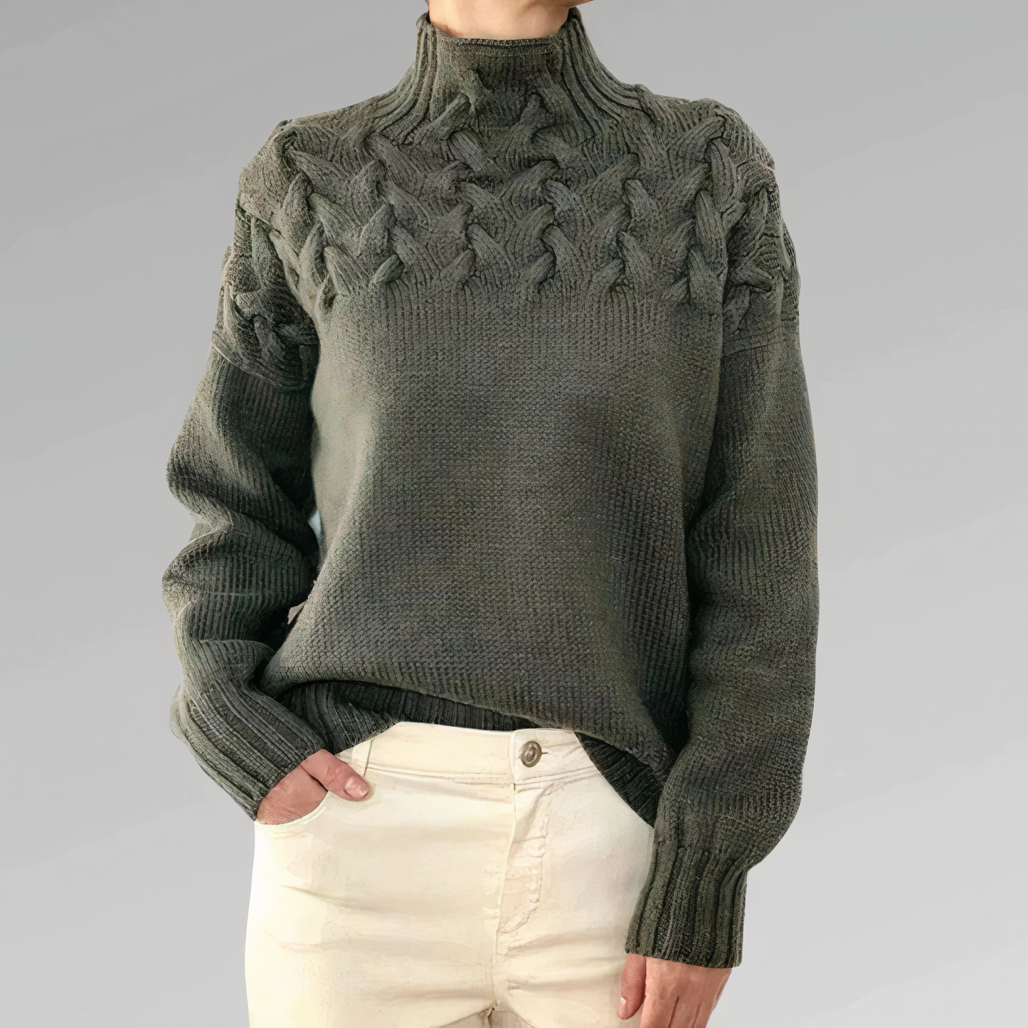 cable knit sweater Chloe 