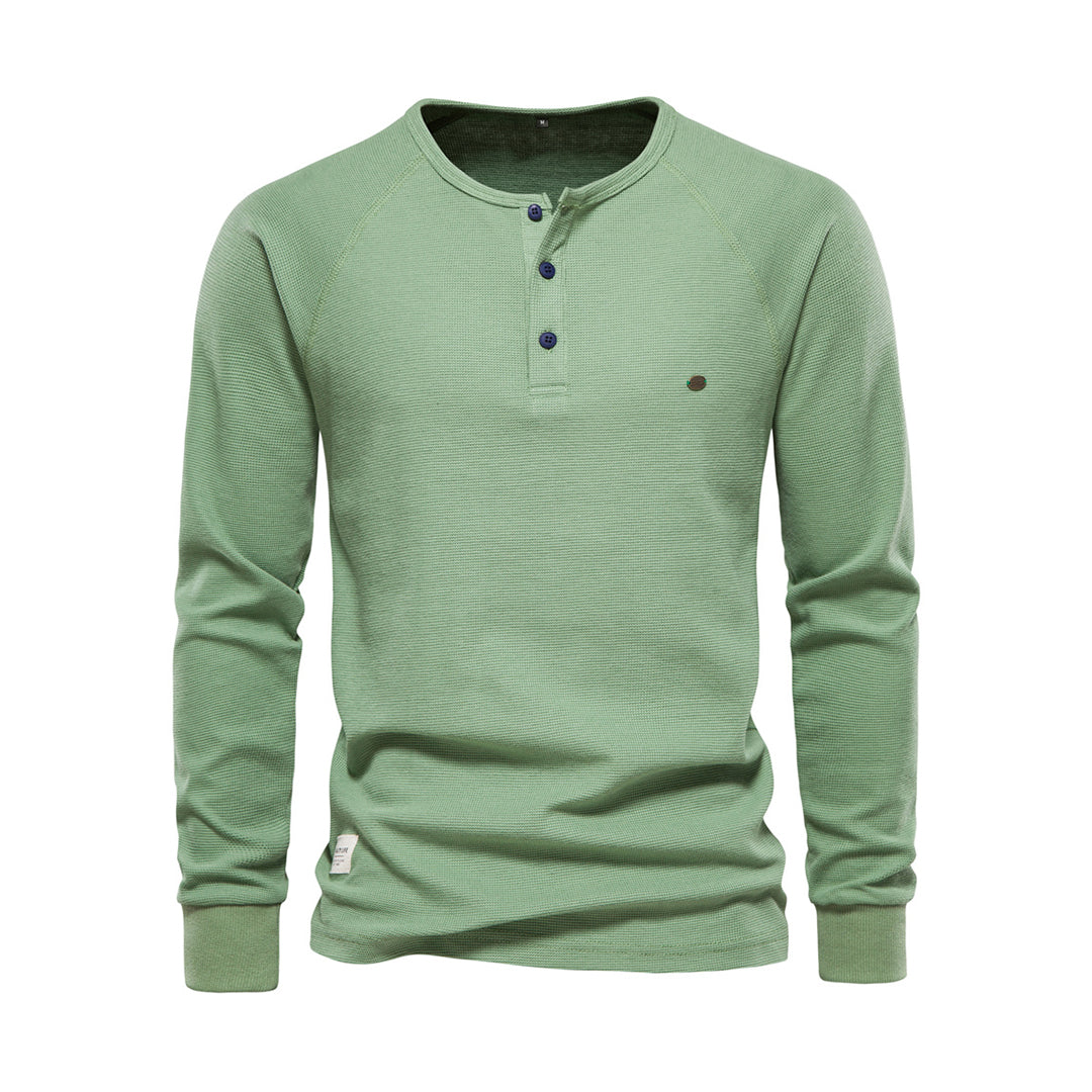 Comfortable men's long-sleeved shirt Ingo