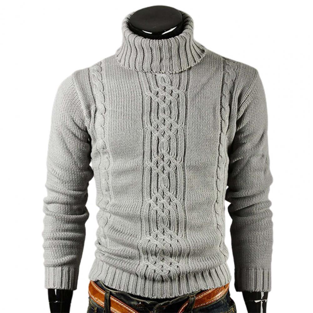 Lucian cable knit cotton turtleneck sweater