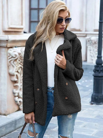 Cozy plush coat for women Hailey