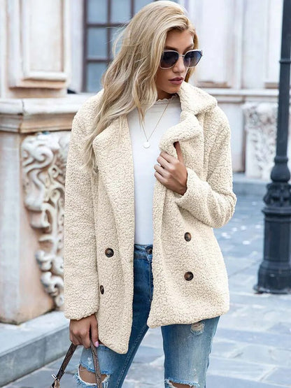 Cozy plush coat for women Hailey