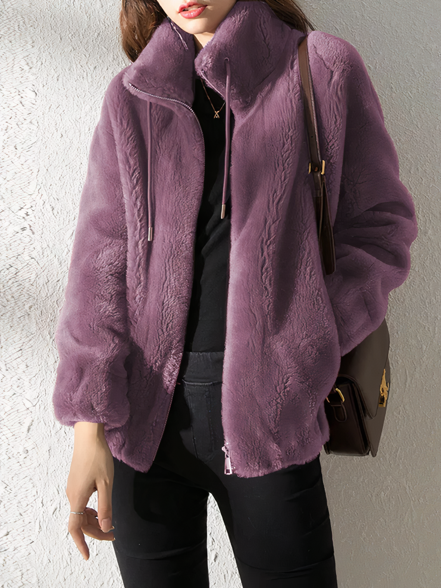 Luxurious fleece jacket Helen