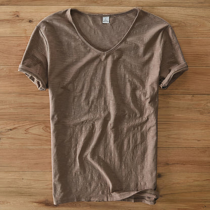 Summer T-Shirt made of cotton and linen for men Geno