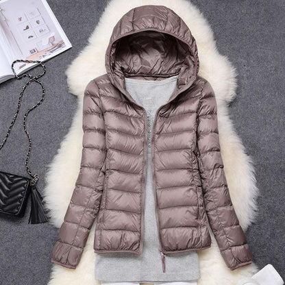 down jacket with hood Hyda