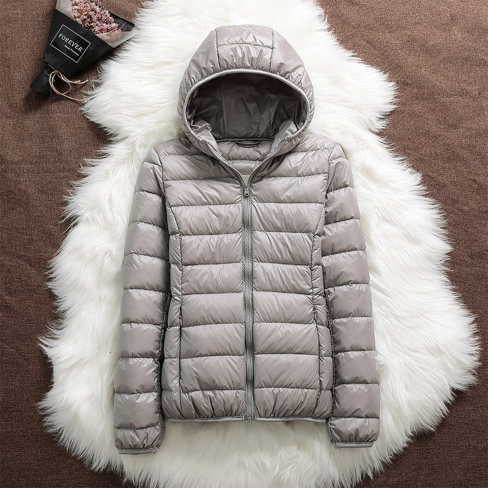 down jacket with hood Hyda