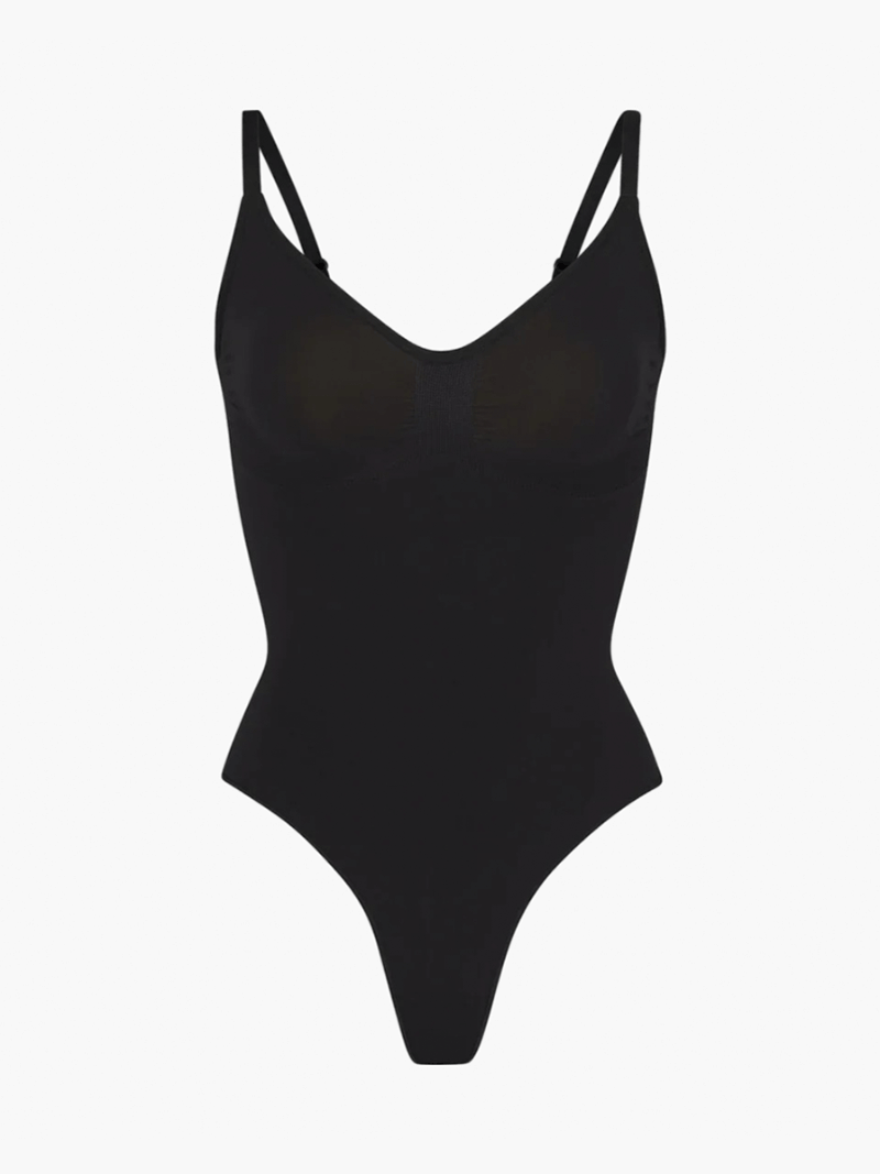 Iconic shapewear thong bodysuit