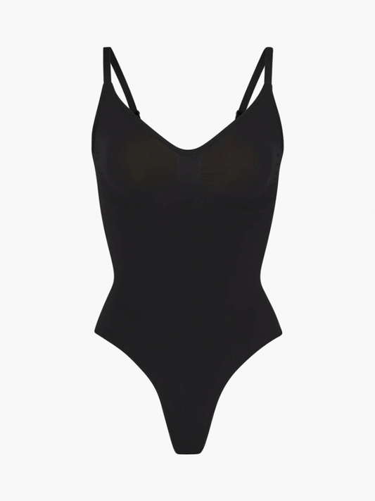 Iconic shapewear thong bodysuit