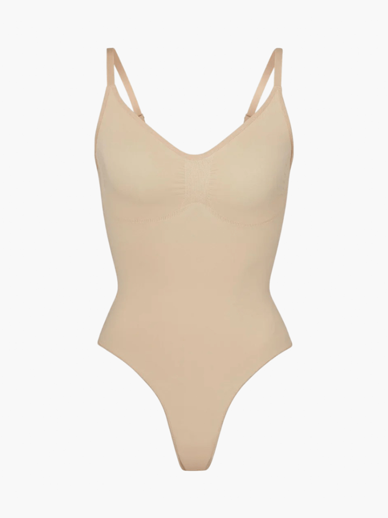 Iconic shapewear thong bodysuit