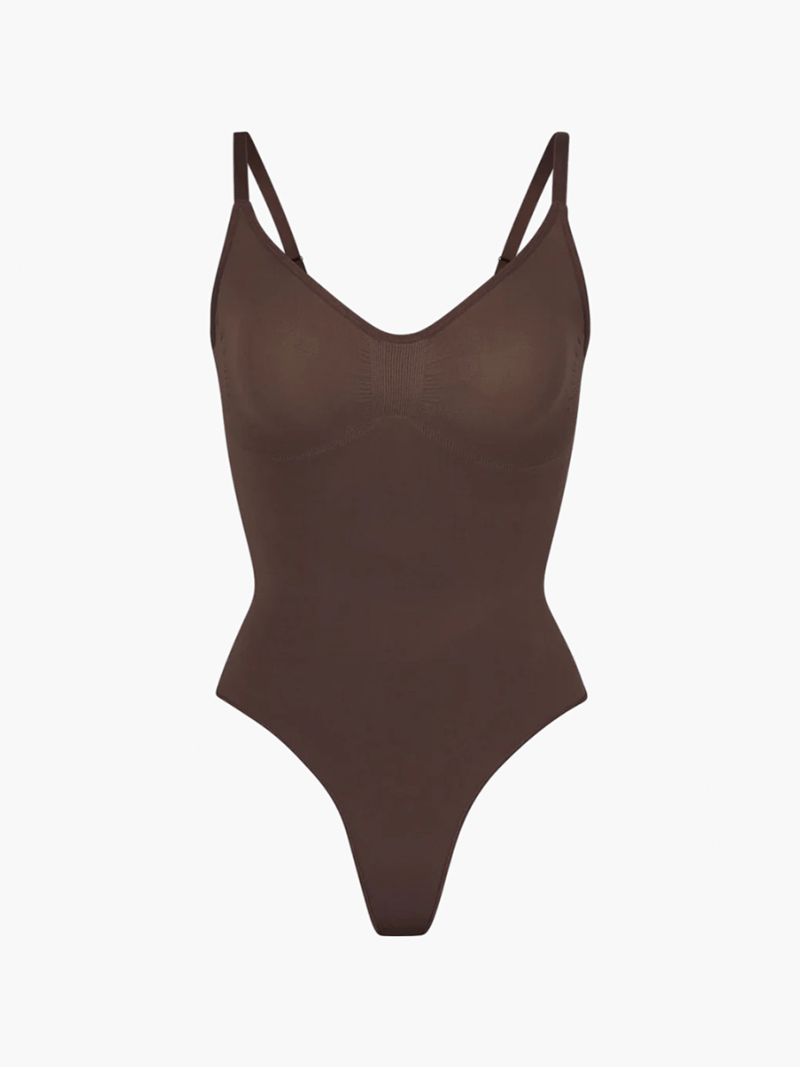 Iconic shapewear thong bodysuit