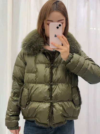 Warm &amp; Vintage Puffer Coat for Women Jara