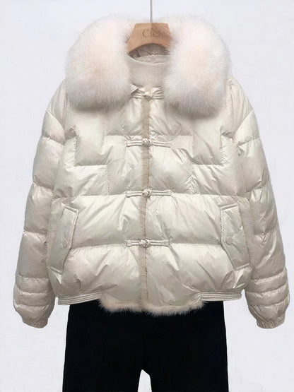 Warm &amp; Vintage Puffer Coat for Women Jara