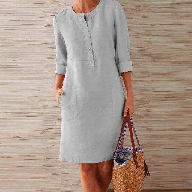 Maya - Midi summer dress for women