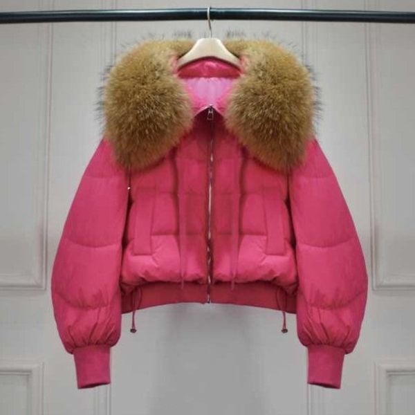 Solid women's puffer jacket for winter Joyce