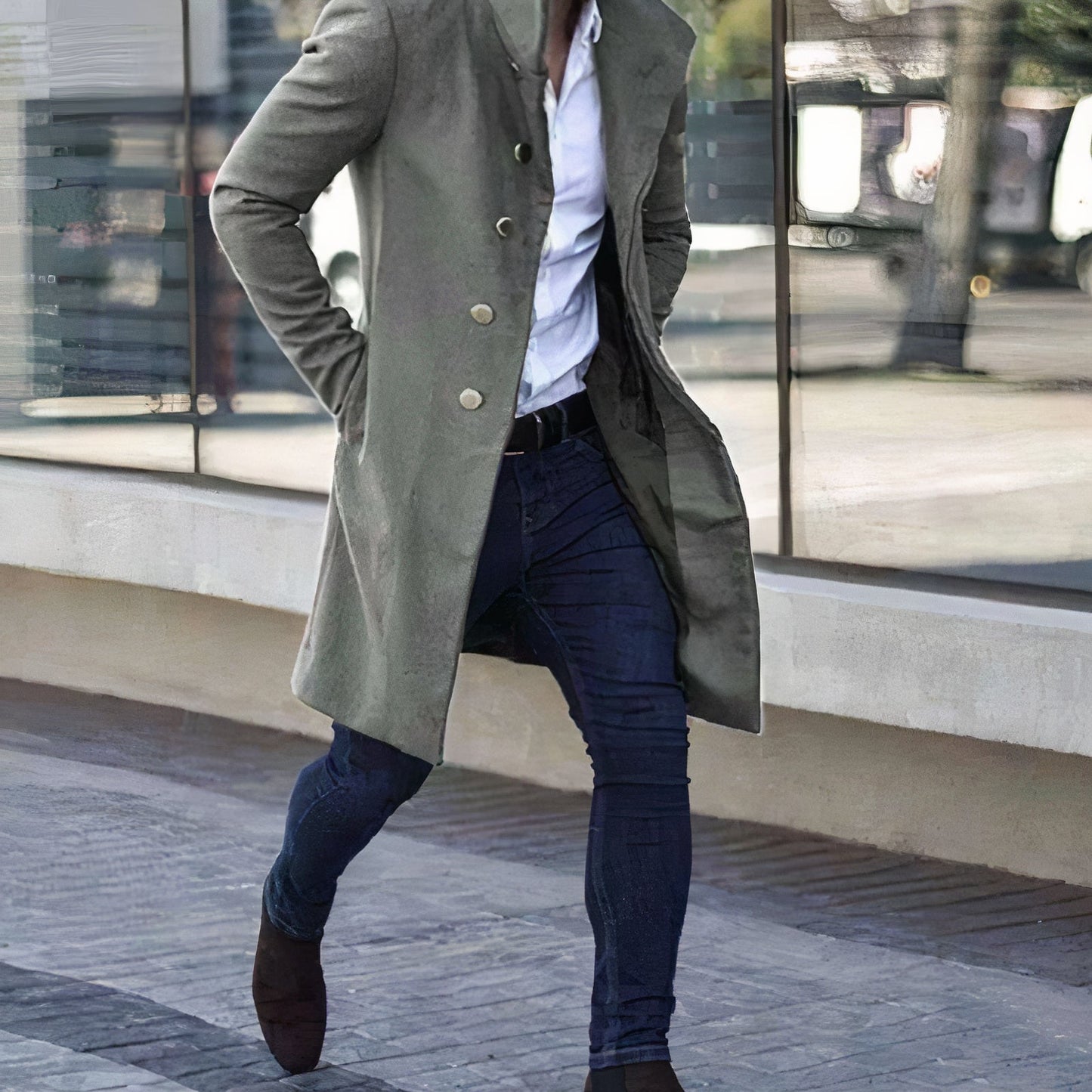 Stylish trench coat for men Jas