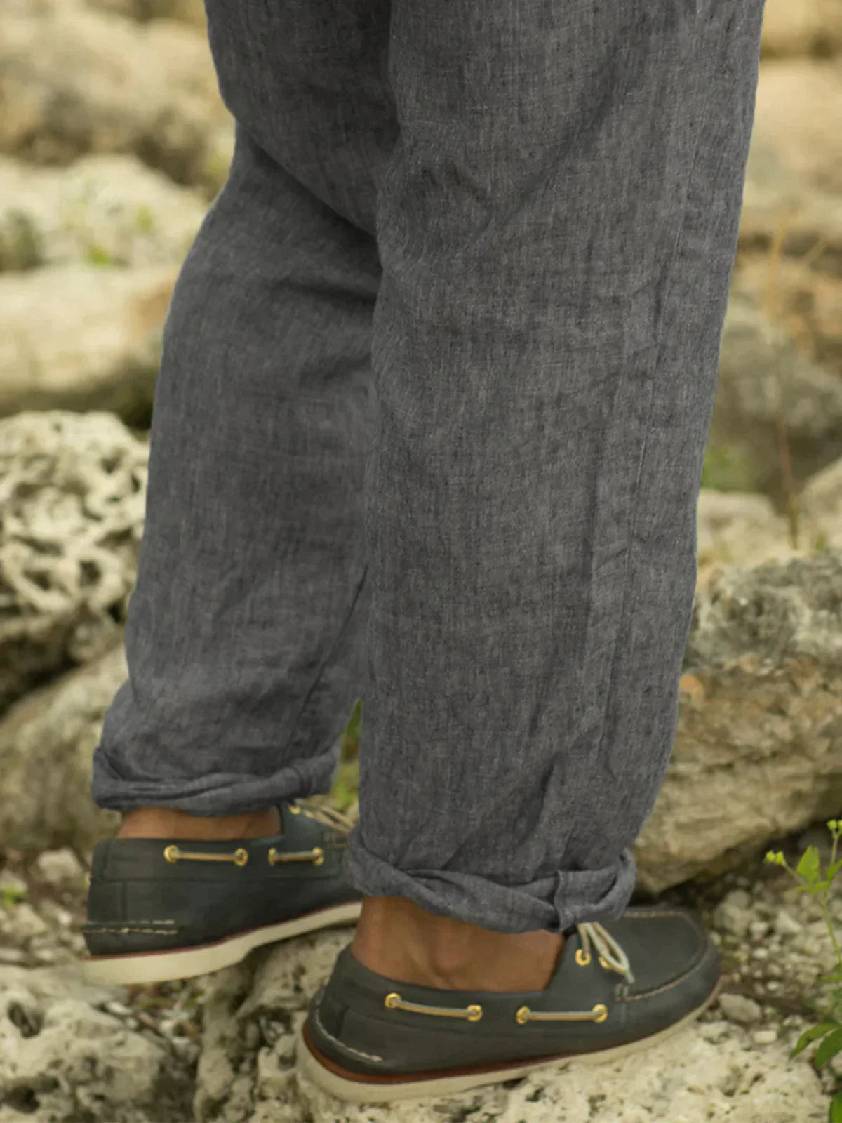 Apollo - Linen trousers for men