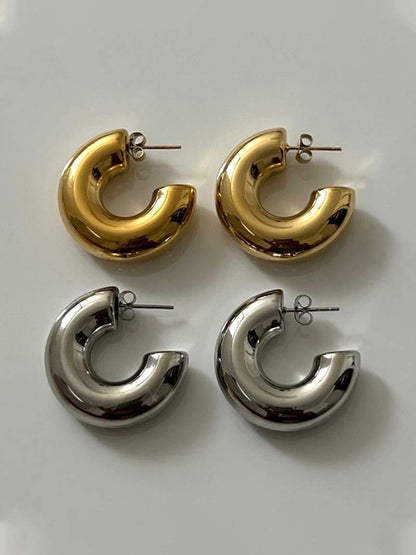 chunky earrings