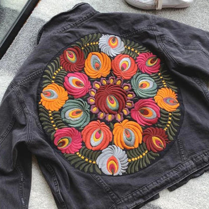 Boho denim jacket Julia