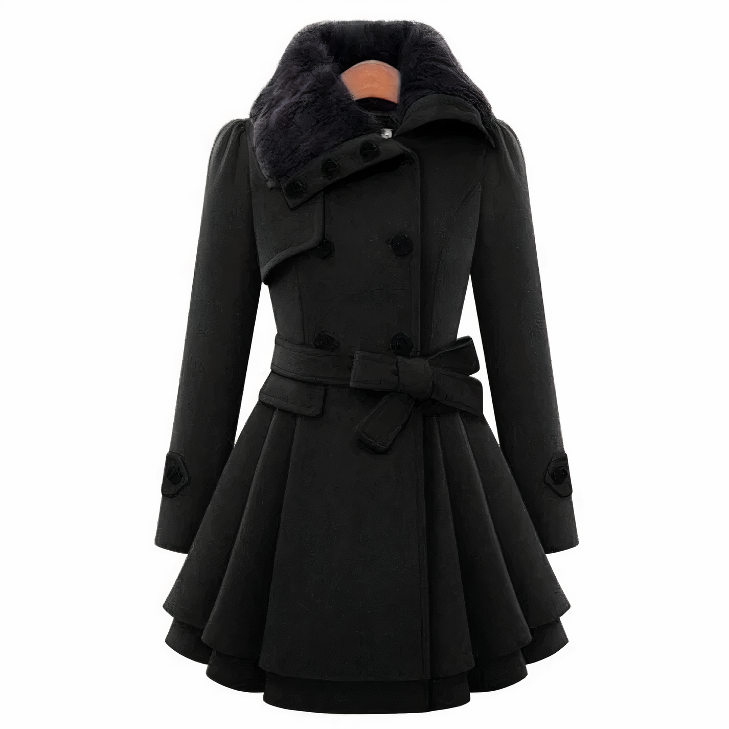 Women's trench coat in double-breasted style Kamari 