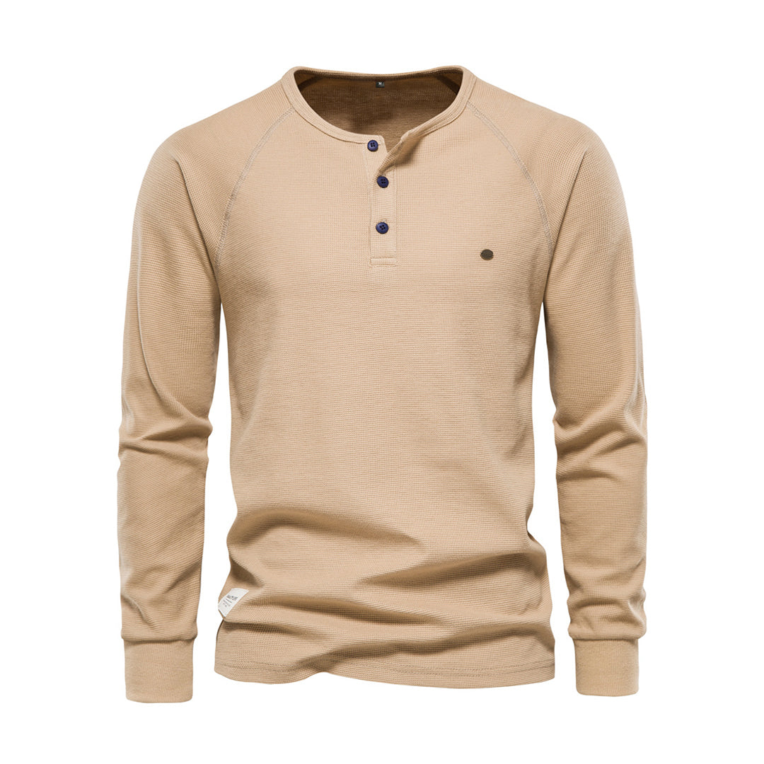 Comfortable men's long-sleeved shirt Ingo