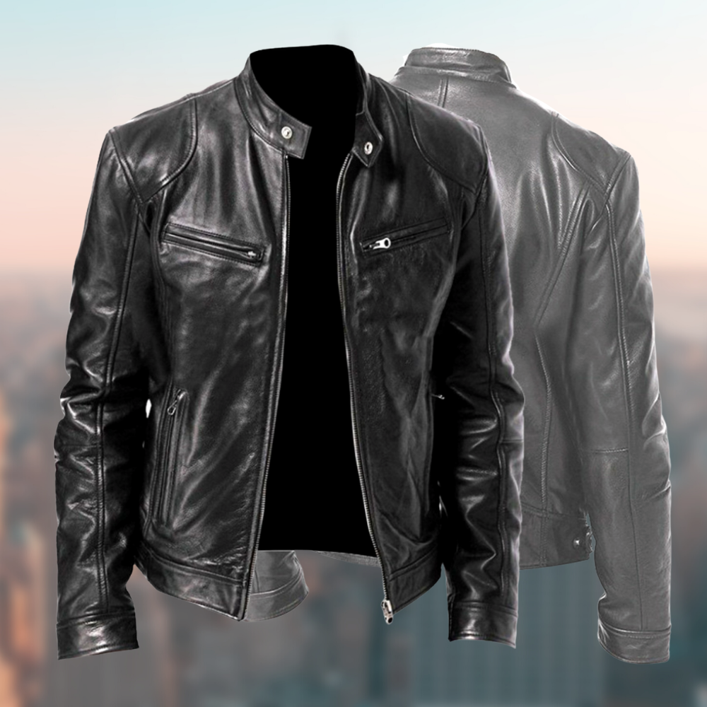 Stylish men's leather jacket Geoff