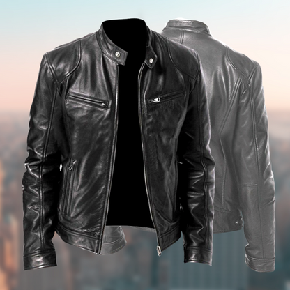 Stylish men's leather jacket Geoff