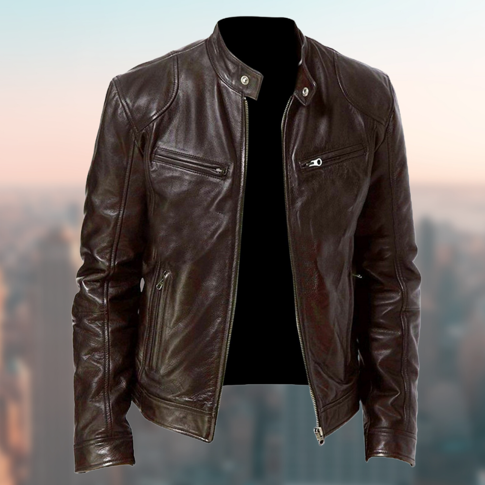 Stylish men's leather jacket Geoff