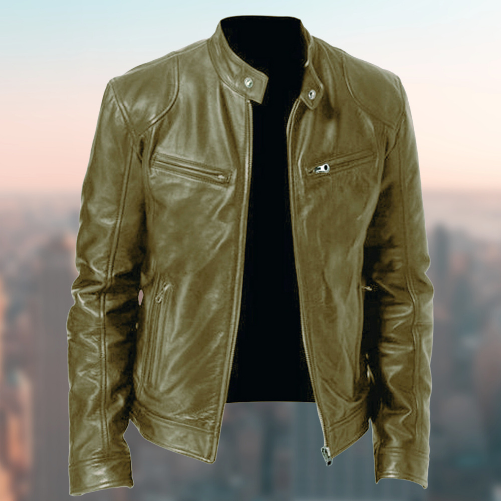 Stylish men's leather jacket Geoff