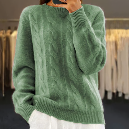 Vintage inspired semi turtleneck sweater Libby