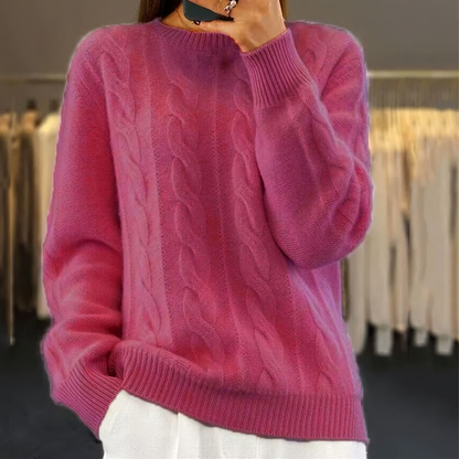 Vintage inspired semi turtleneck sweater Libby