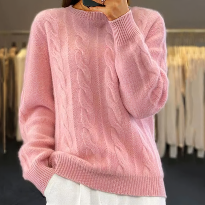 Vintage inspired semi turtleneck sweater Libby