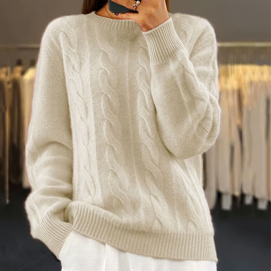 Vintage inspired semi turtleneck sweater Libby